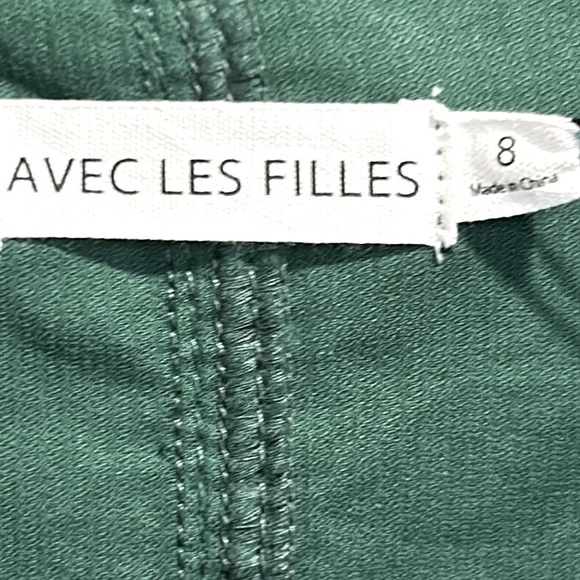 Do not buy sold consignment $225 Corduroy Maxi Dress Green SOLDOUT Size 8 - Picture 11 of 15